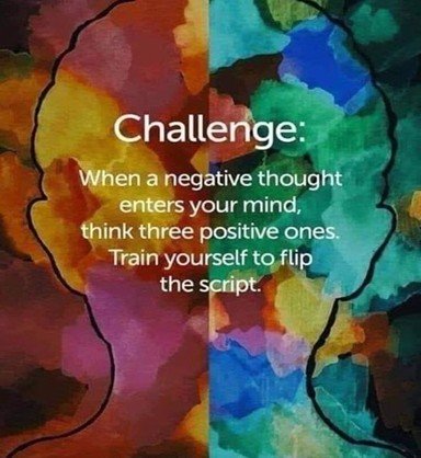 Train yourself to flip the script